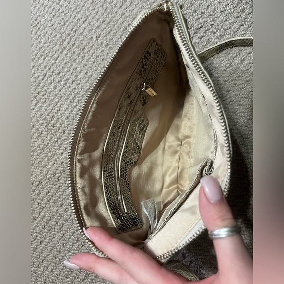 Danier | Genuine Leather Snakeskin Crossbody Bag - Picture 7 of 12